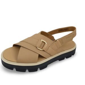 NWOB Sorel Rein CB Women’s Size US 9 Crisscross Sandal Honest Beige